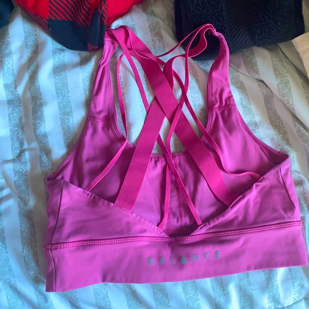 Large pink Balance Athletica bra